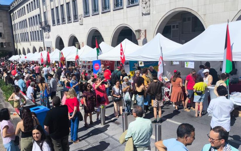 Embajada de Nicaragua participa en Festival Internacional de los Trabajadores en Bélgica