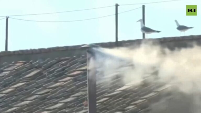 ¡Humo blanco!, ya hay nuevo papa