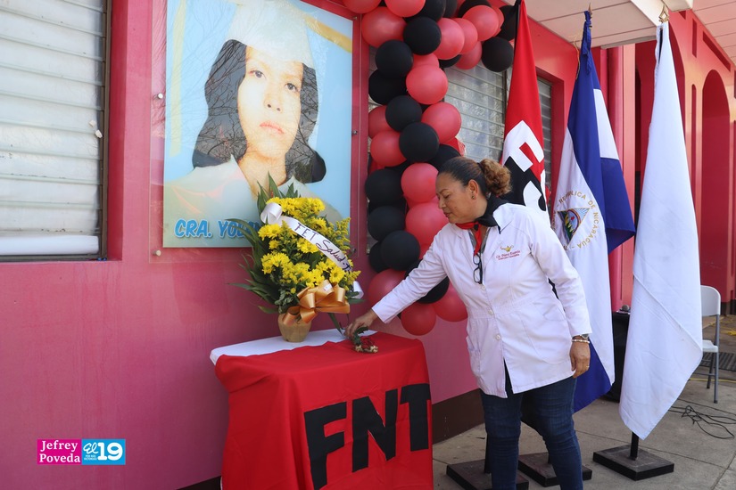 Recuerdan legado de Yolanda Mayorga en Tipitapa