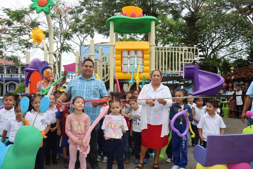Alcaldías Sandinistas mejoran y construyen espacios de recreación