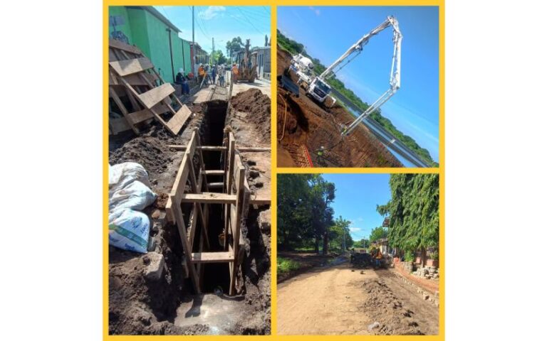 Avanza construcción del sistema de alcantarillado y planta de tratamiento en Telica