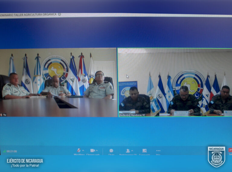 Sembrando futuro: Ejército de Nicaragua en coordinación internacional para taller de Agricultura Orgánica y la Silvicultura