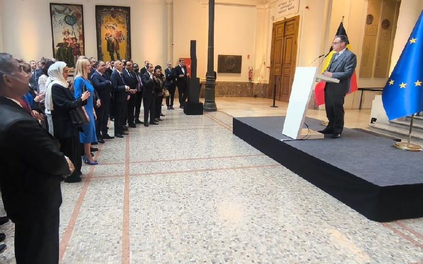 Compañero César Castañeda participa en encuentro con Primer Ministro de Bélgica