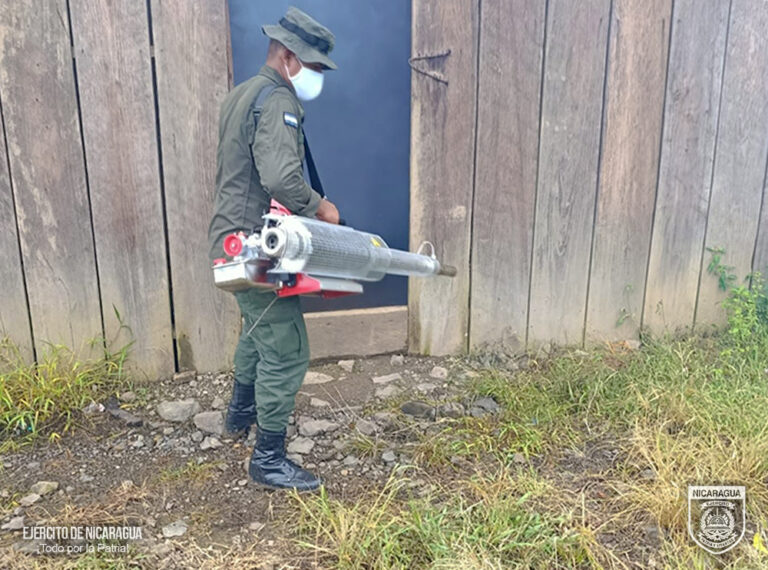 Jornada de abatización y fumigación en Prinzapolka, Costa Caribe Norte