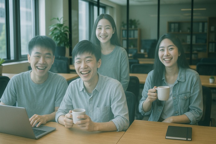 Jóvenes pagan para simular que trabajan