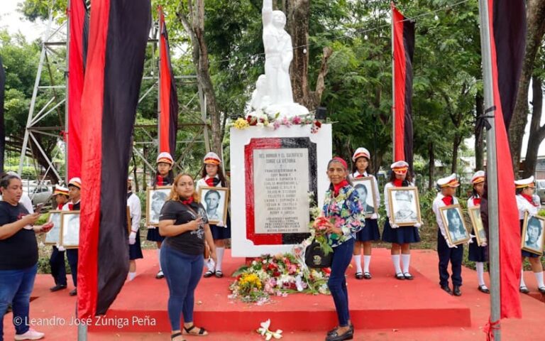 Masaya conmemora a los Héroes de La Reforma