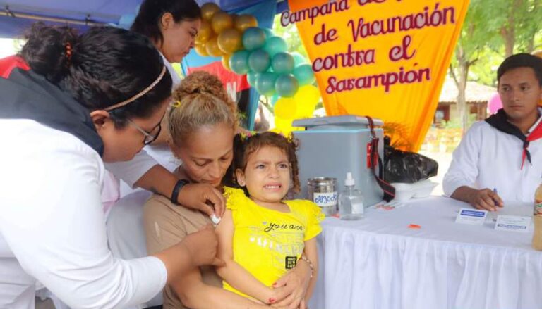 Nicaragua desarrolla Campaña de Vacunación contra el Sarampión