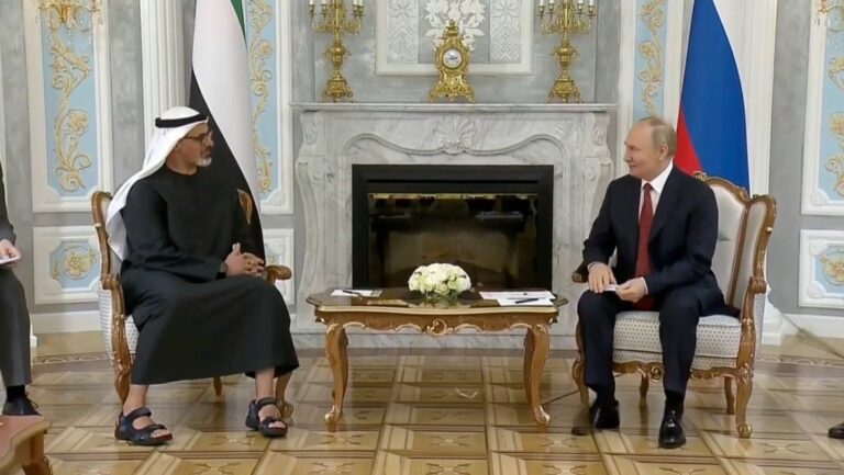 Putin sostiene encuentro con príncipe heredero de los Emiratos Árabes Unidos