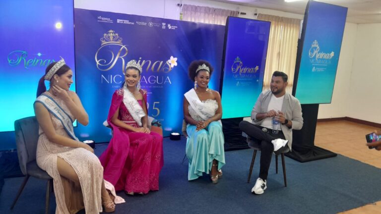 Presentan a ganadoras de Certamen Reina Nicaragua de Zelaya Central y Costa Caribe Sur