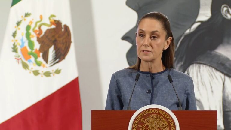 Sheinbaum reitera apoyo a migrantes mexicanos ante represión policial