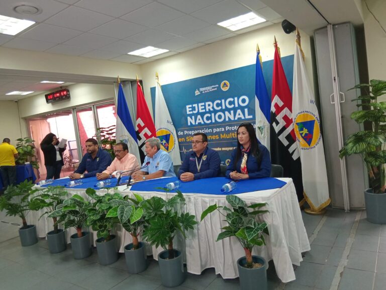 Nicaragua realiza II Ejercicio de Protección de la vida
