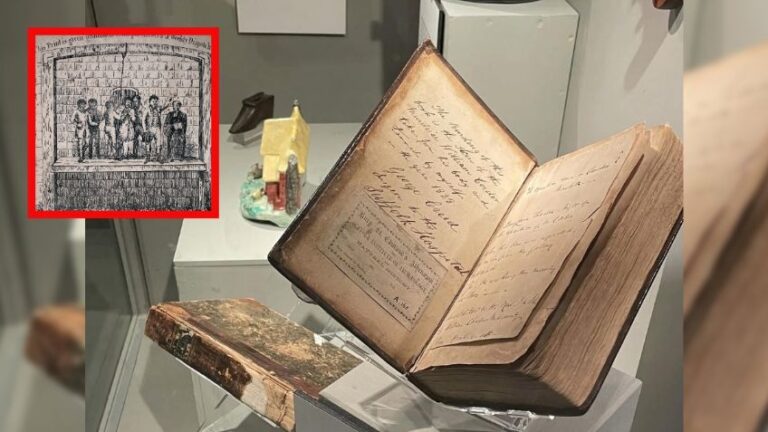 Encuentran libro forrado con piel de un famoso asesino