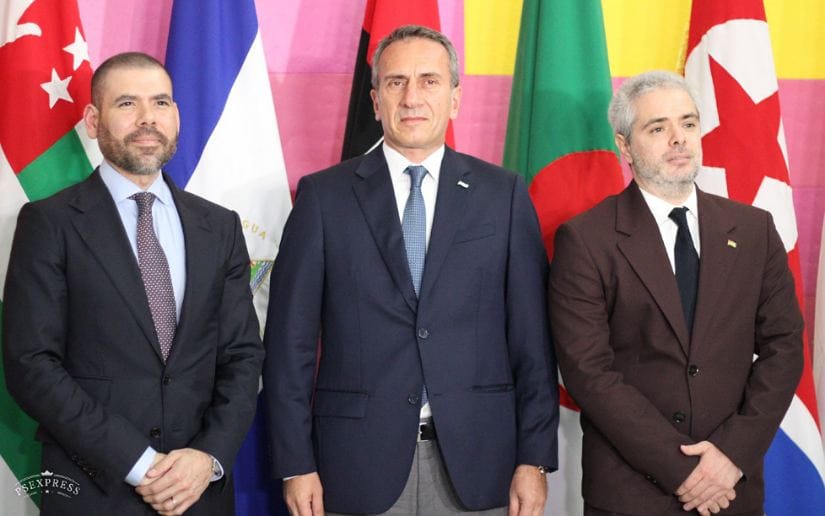 Una delegación del Gobierno de Abjasia llegó al país para celebrar junto al pueblo nicaragüense el 46/19...