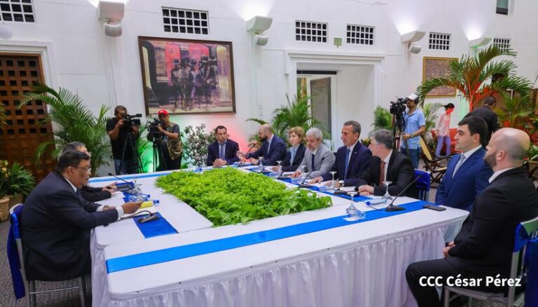 Delegación de Abjasia sostiene encuentro con el Canciller de Nicaragua