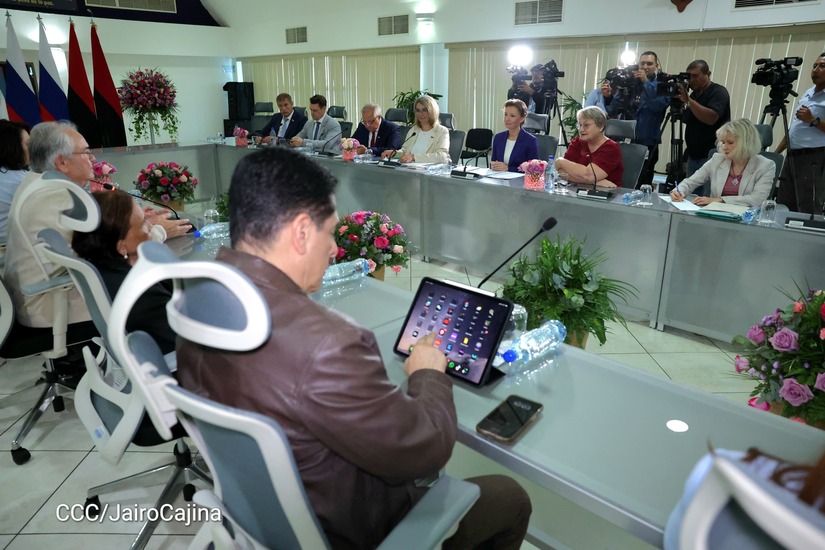 Delegación de la Duma Estatal de Rusia visita el Parlamento de Nicaragua