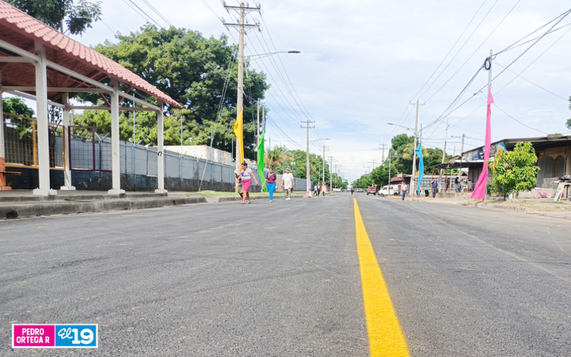 Entregan 200 metros de asfalto que benefician a unas 10 mil personas