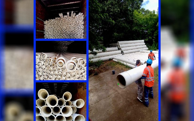 El Gobierno a través de ENACAL, ha adquirido un segundo lote de unos 4,800 pies de tuberías especiales y en diferentes diámetros.