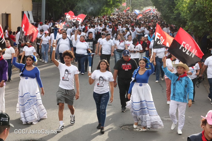 Juventud Sandinista rinde homenaje a Julio Buitrago Urroz