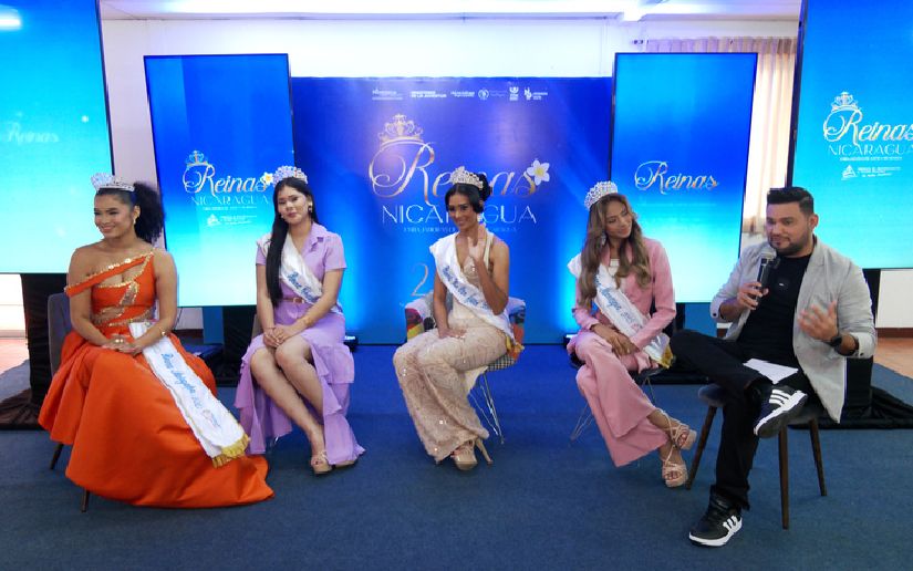 Presentan a las ganadoras departamentales de Reinas Nicaragua