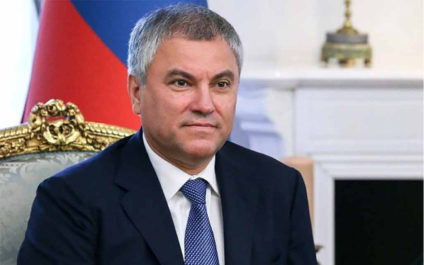 Presidente de La Duma Estatal de Rusia saluda el 46/19