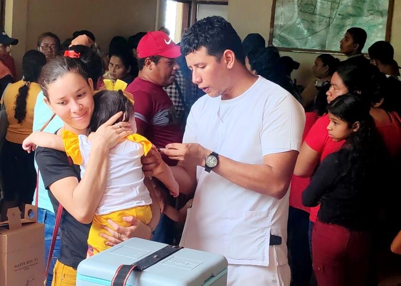 Vacunación de el Sarampión 1