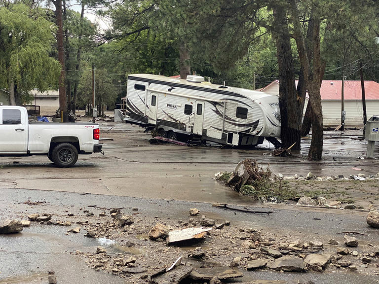 Inundaciones afectan unas 200 viviendas en Ruidoso-Nuevo México