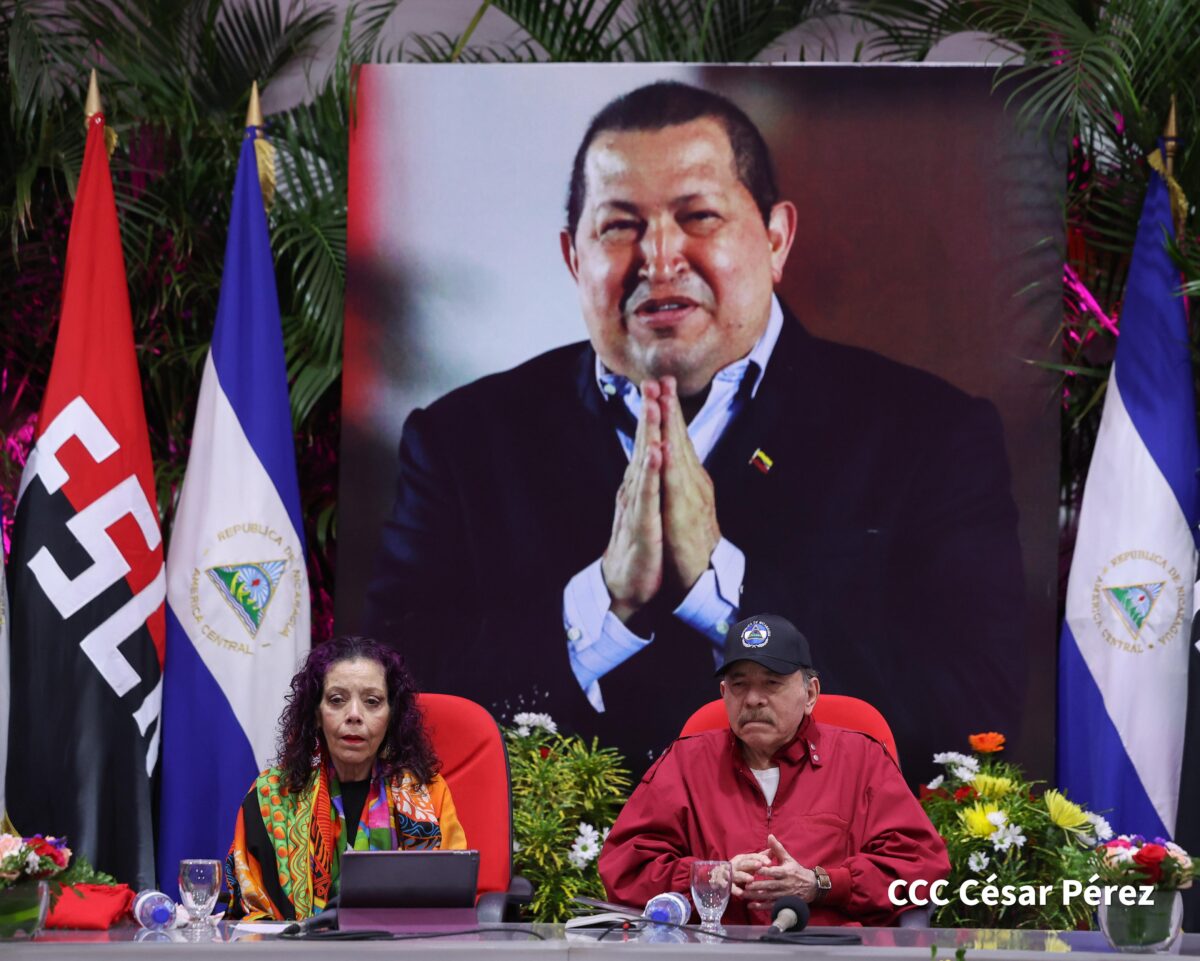 Cmdte. Daniel Ortega y Rosario Murillo conmemoran 71 aniversario del natalicio del Cmdte Hugo Chávez