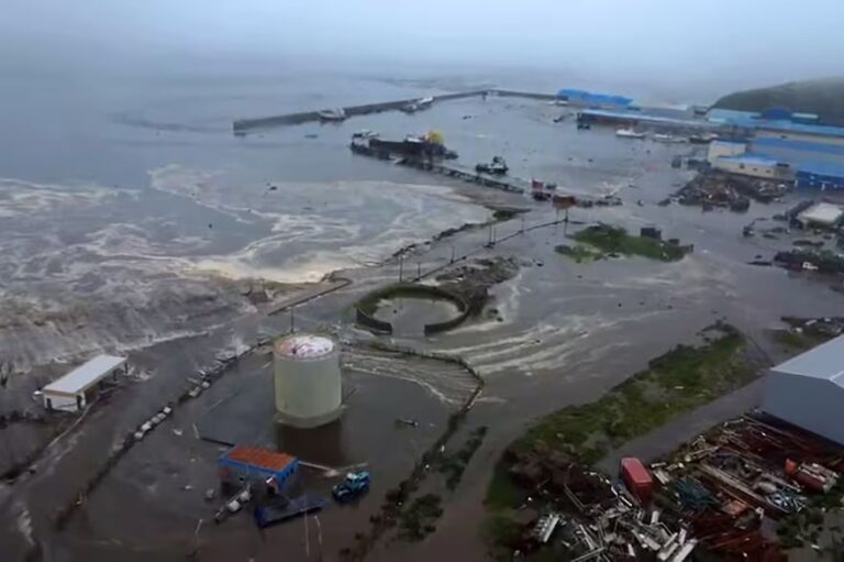 sismo de 6,7 grados de magnitud frente a las costas de Kamchatka