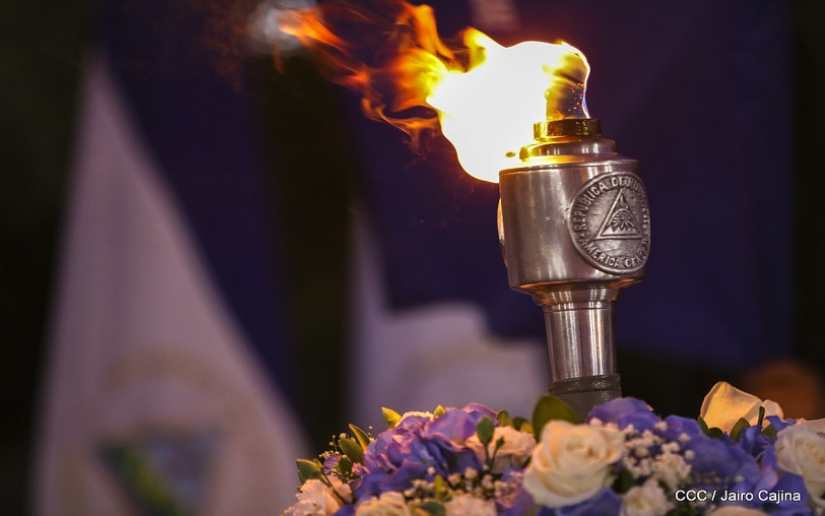 Antorcha de la Unión Centroamericana será recibida por Copresidencia de Nicaragua el 12 de septiembre