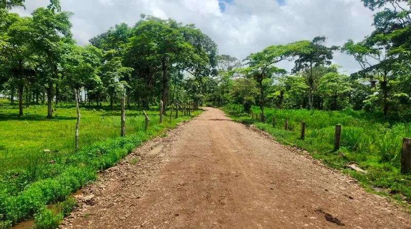 Entregan 10 kilómetros de camino mejorado entre El Mango y Piedra Fina