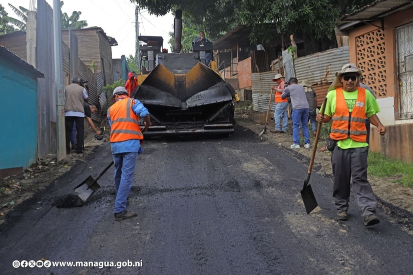 Gobierno mejorará 9.5 cuadras en el barrio Memorial Sandino