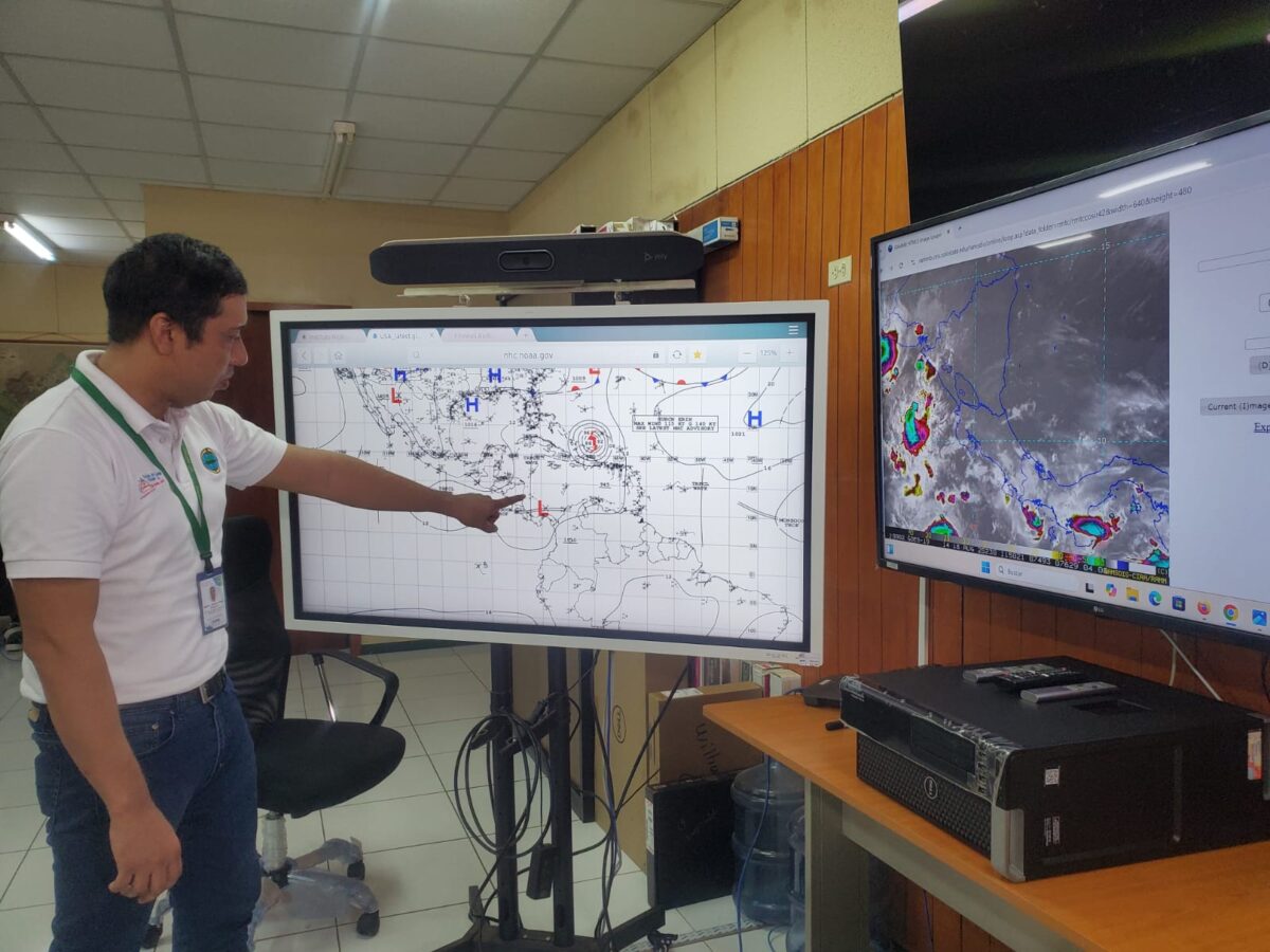 Para esta semana habrá lluvias, vientos fuertes y un ambiente caluroso, según el pronóstico del Inter....-