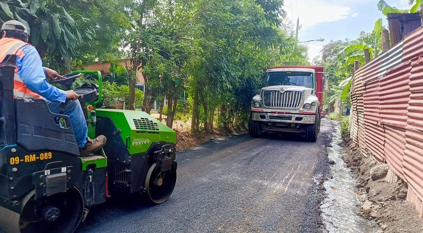 Alcaldía de Managua ejecuta proyecto vial en San Antonio Sur