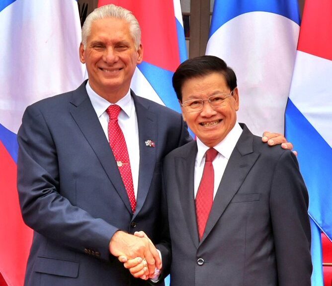 Díaz-Canel fortalece lazos históricos entre Cuba y Laos en visita oficial