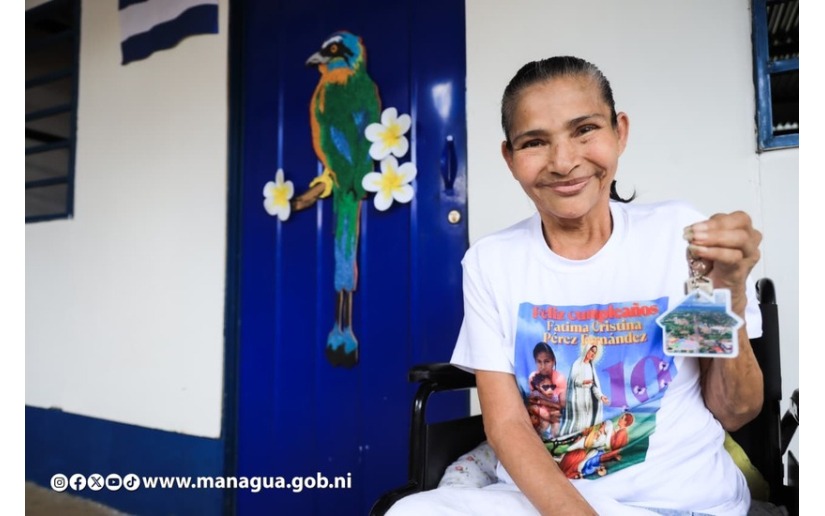 Doña Norma Mendieta empieza una nueva vida con su casa digna