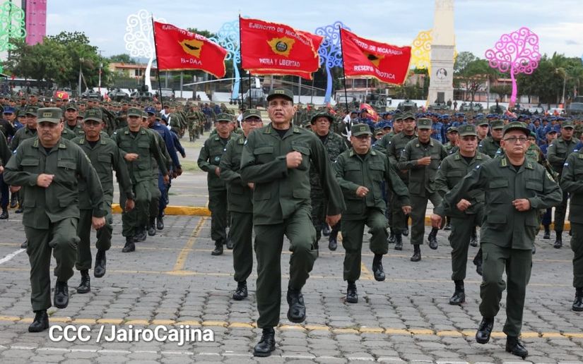 Ejército de Nicaragua celebra 46 años de su fundación