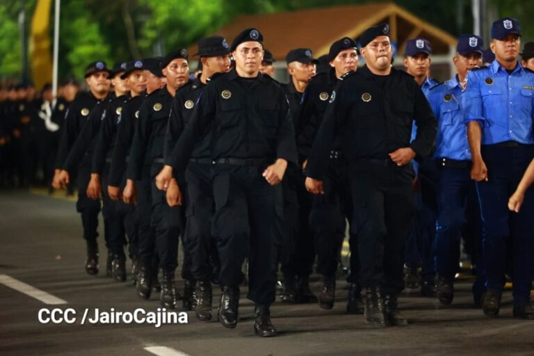 Estructuras policiales realizan prácticas en víspera de su 46 aniversario