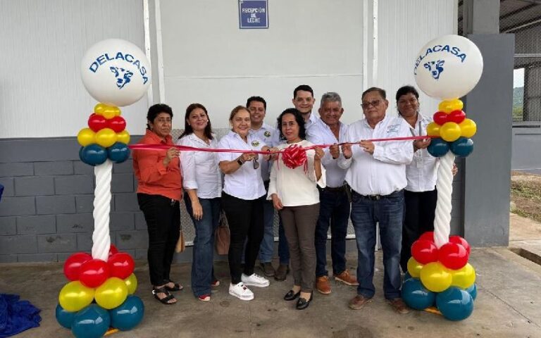 El Gobierno junto al IPSA y autoridades locales, acompañó la inauguración de la planta procesadora de productos lácteos DELACASA en Acoyapa.