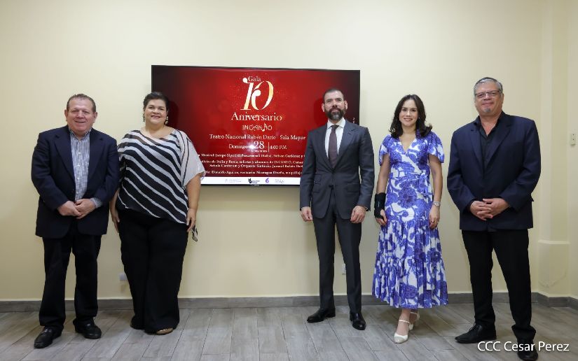 Incanto celebra 10 años con Gala en el Teatro Rubén Darío