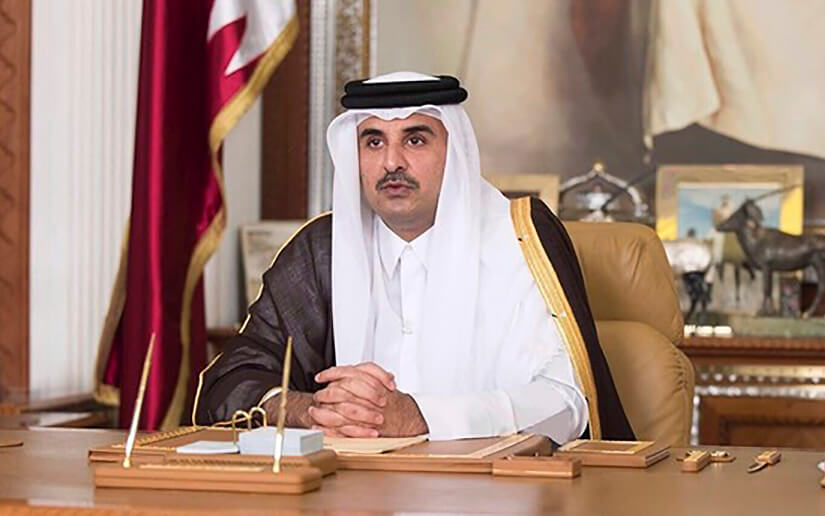 Mensaje de Saludo y Felicitación al Emir del Estado de Qatar