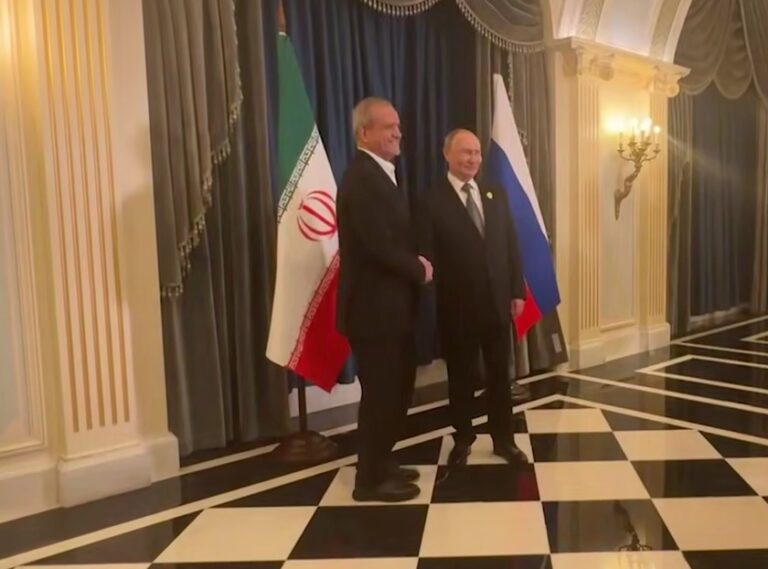 Presidente de Rusia e Irán sostienen encuentro