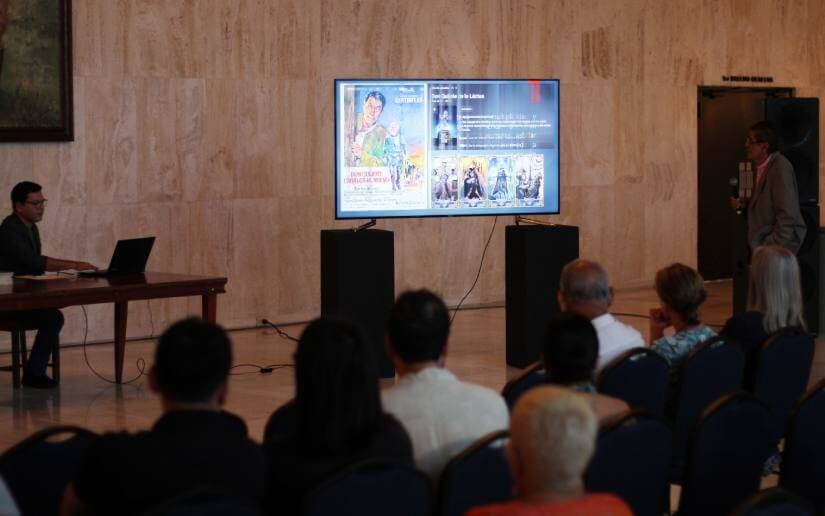 Rinden homenaje al escritor Miguel de Cervantes