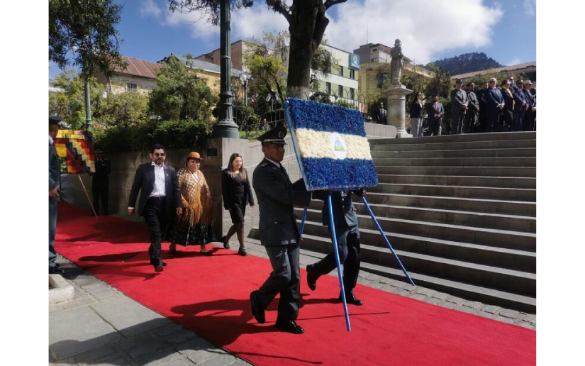 Embajada de Nicaragua en Bolivia celebra 204 años de Independencia de Centroamérica