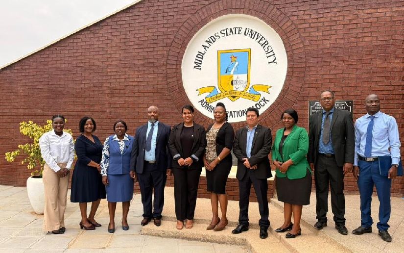 Embajadora nicaragüense en Zimbabue realiza visita oficial a la Universidad Estatal de Midlands