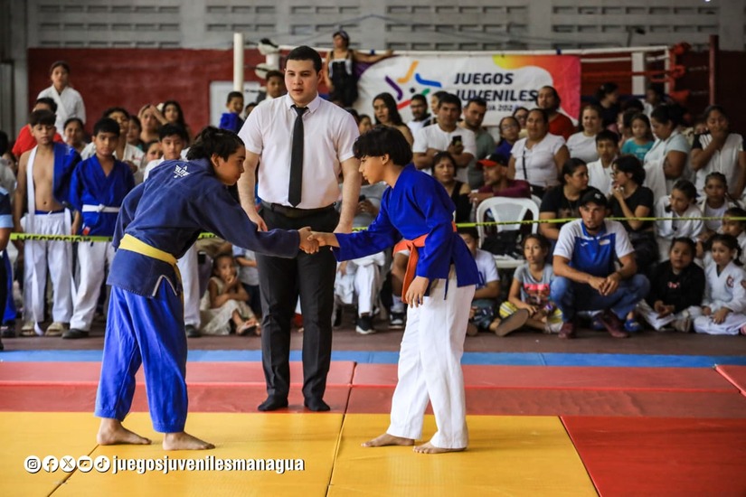 niños participaron en Campeonato Infantil de Judo en Managua