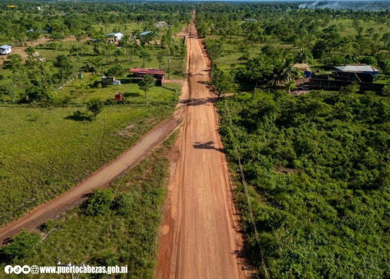 Más obras viales en Puerto Cabezas