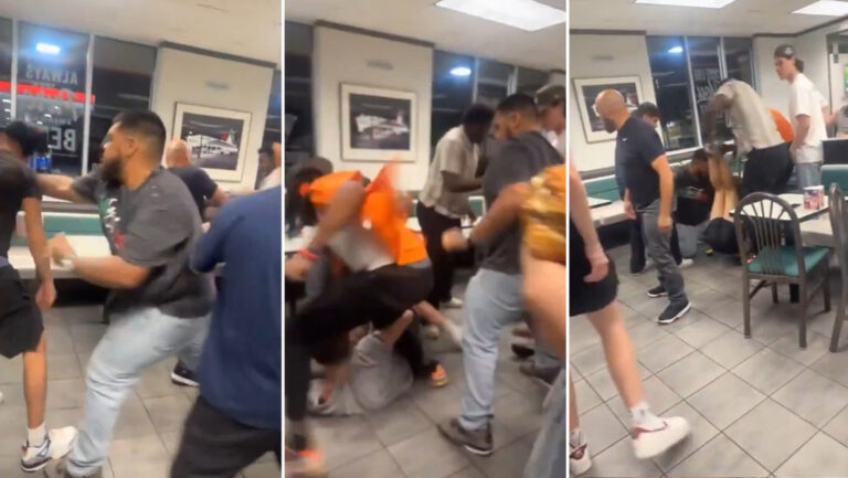 Altercado masivo en local de comida rápida en San Antonio-EEUU