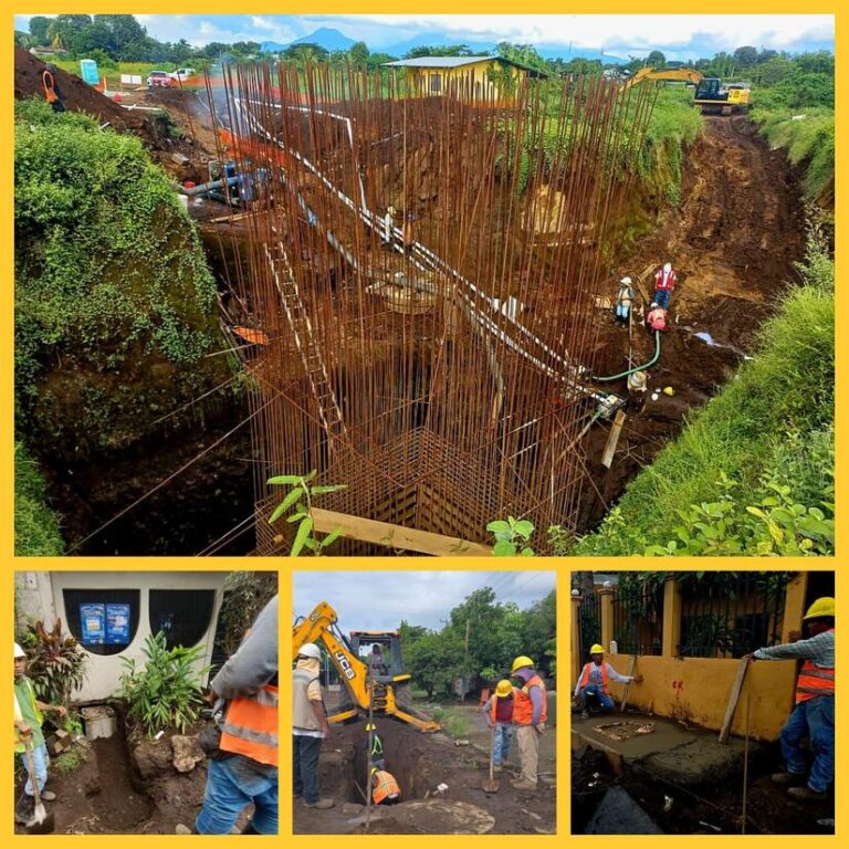 Avanza proyecto de alcantarillado en Chinandega con 31% de ejecución