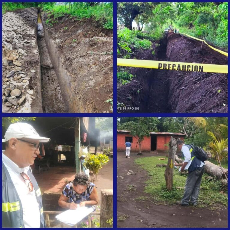 Avanzan obras del Sistema de Agua en la Comunidad Los Arcos, La Paz Centro