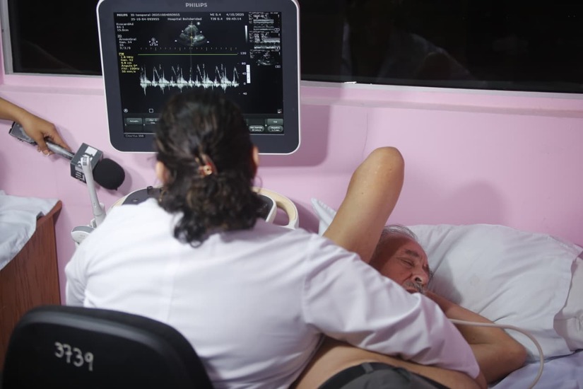 Hospital Solidaridad realiza jornada de ecocardiogramas para adultos mayores